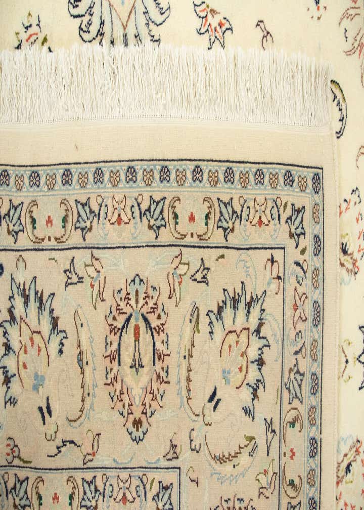 9' 7 x 12' 11 Hand Knotted Isfahan Persian Wool Rug
