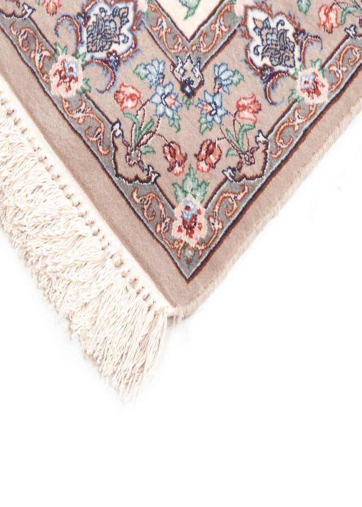 2' 9 x 9' 10 Hand Knotted Isfahan Rug