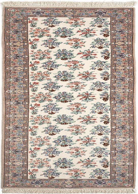 2' 9 x 9' 10 Hand Knotted Isfahan Rug