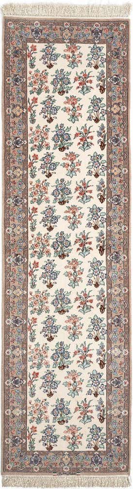 2' 9 x 9' 10 Hand Knotted Isfahan Rug