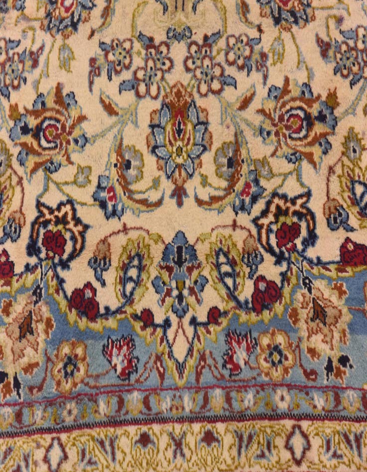 Detail image of 9' 8 x 12' 8  Hand Knotted Isfahan Persian Wool Rug