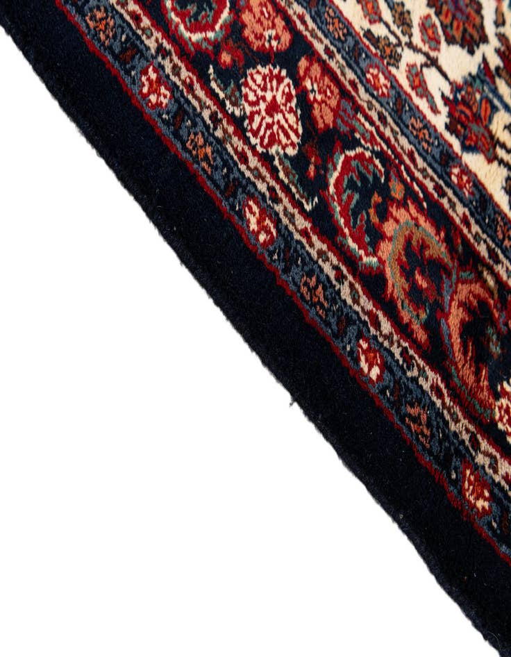 Detail image of 4' 2 x 6' 2  Hand Knotted Isfahan Persian Wool Rug