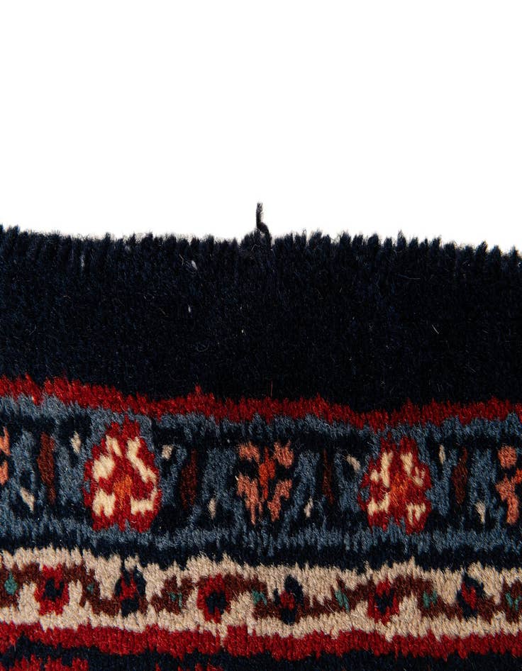 Detail image of 4' 2 x 6' 2  Hand Knotted Isfahan Persian Wool Rug