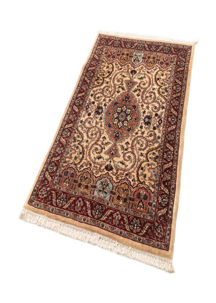 4' x 5' 10 Hand Knotted Jaipur Wool Rug