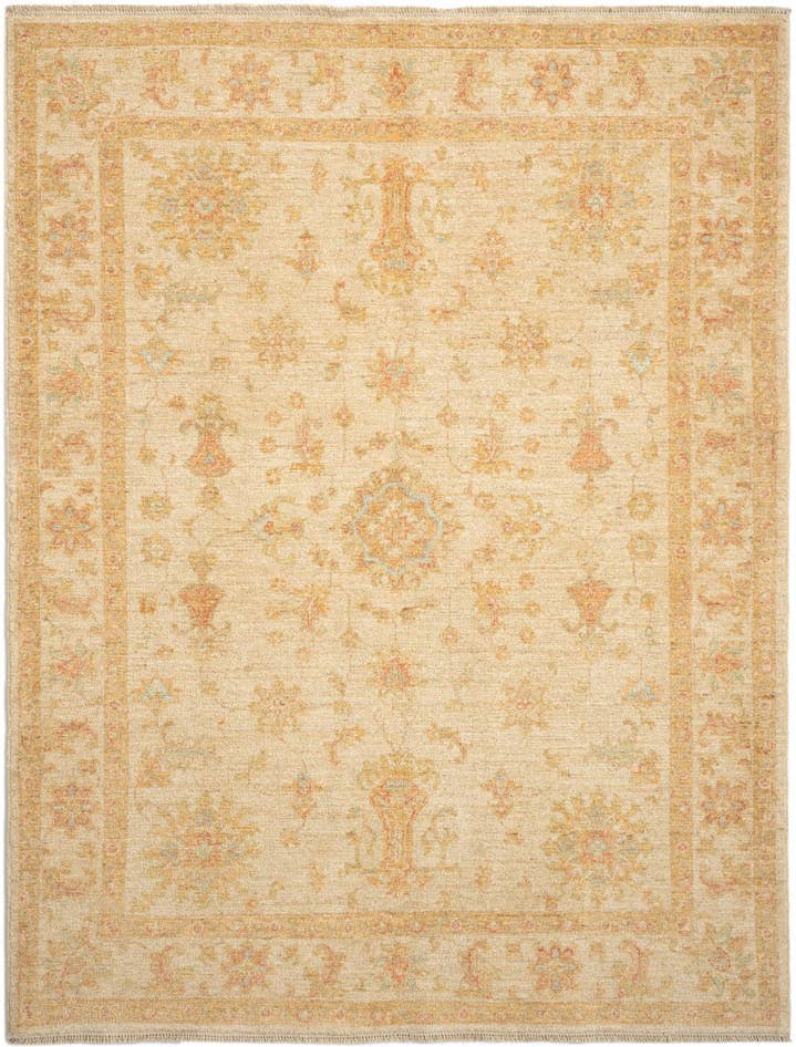 Detail image of 4' 11 x 6' 6 Kaizar Wool Rug
