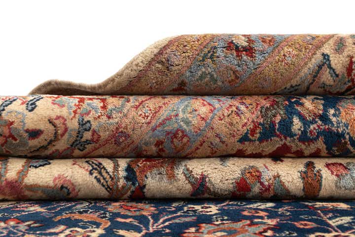 8' x 11' 6 Kashan Wool Rug