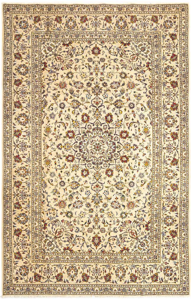 6' 8 x 10' 3 Kashan Rug