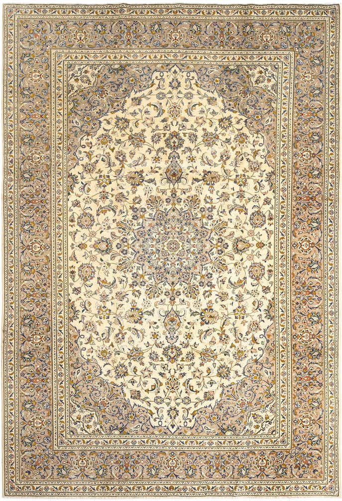 8' x 11' 11 Kashan Rug