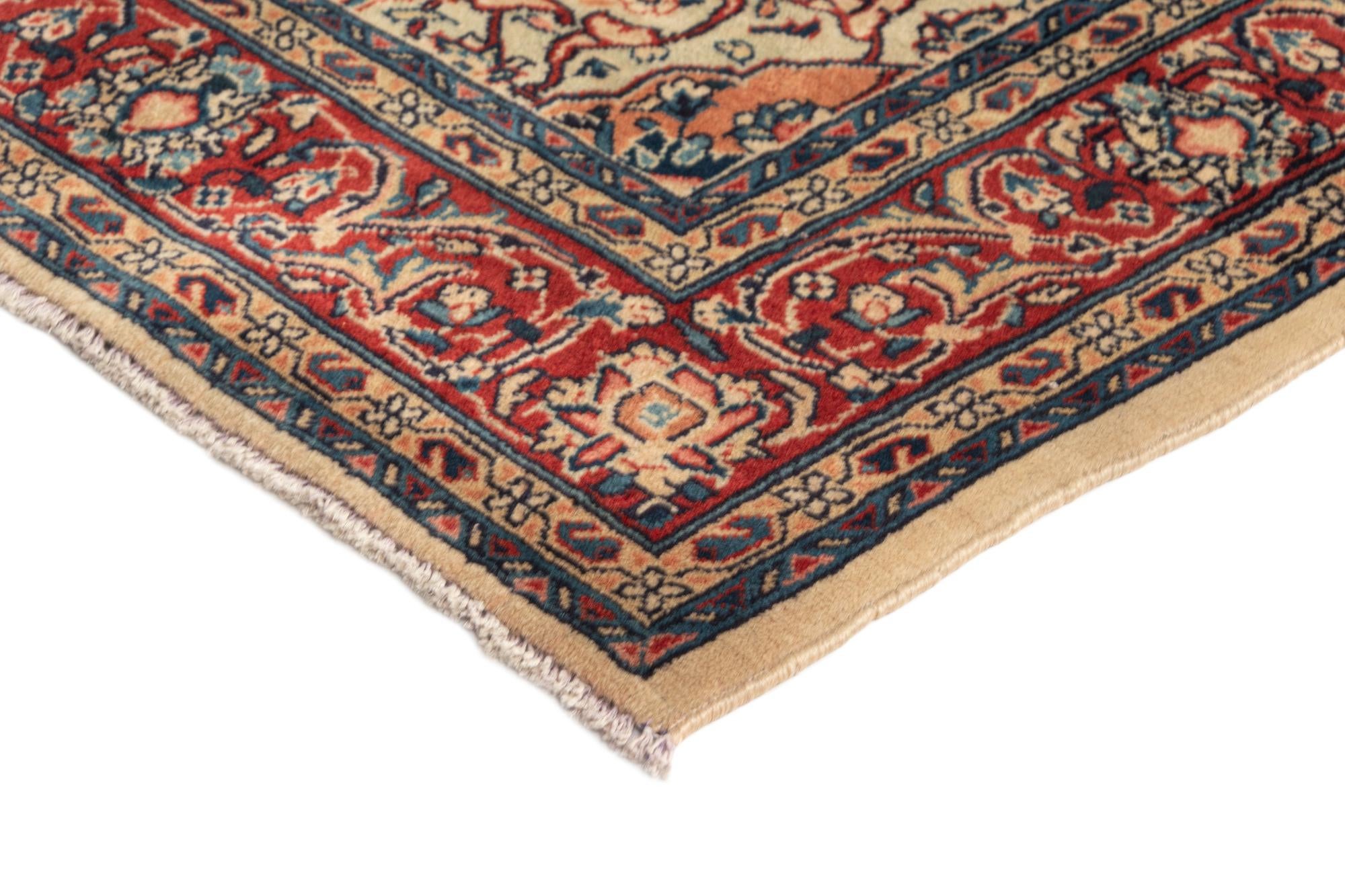 4' 3 x 6' 11 Kashan Rug