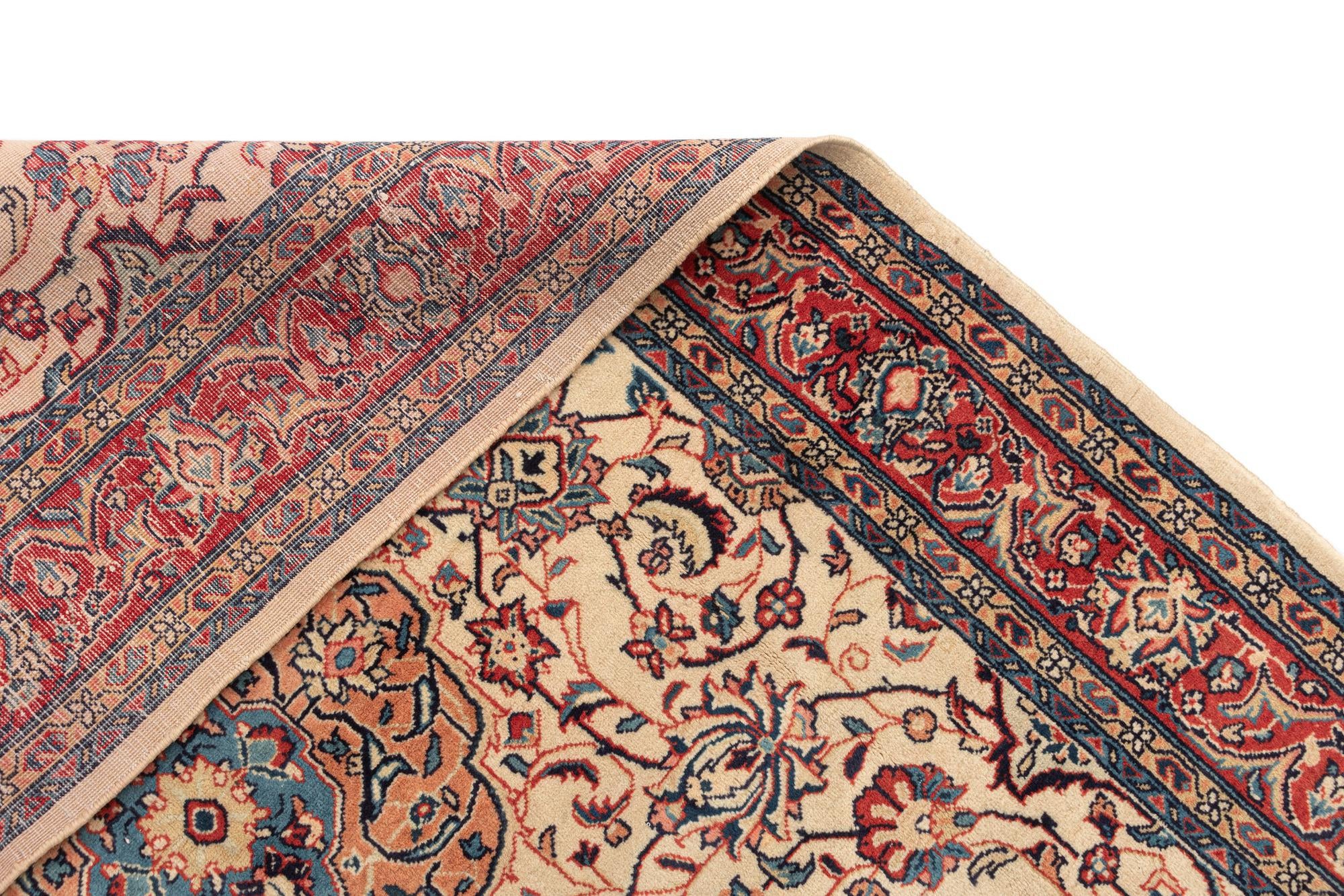 4' 3 x 6' 11 Kashan Rug