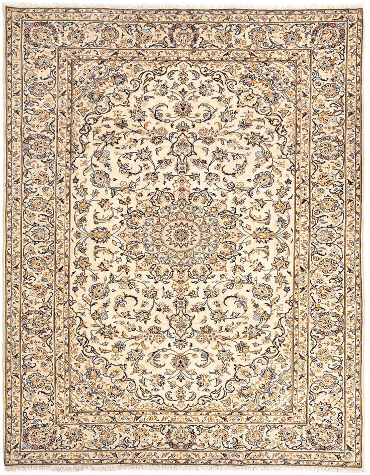 Detail image of 6' 5 x 9' 9 Kashan Wool Rug