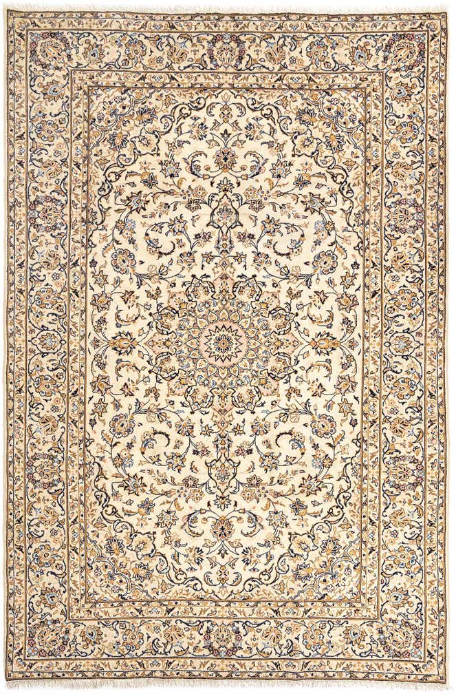 6' 5 x 9' 9 Kashan Wool Rug