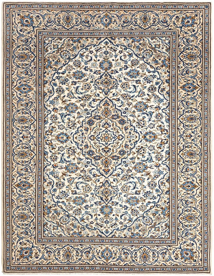 Detail image of 6' 9 x 10' 4 Kashan Wool Rug