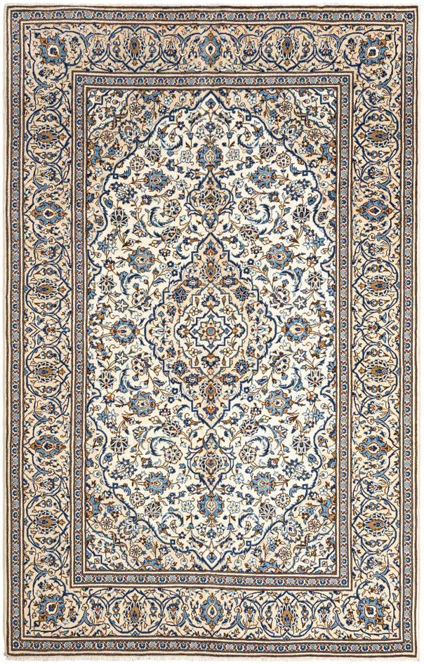 Detail image of 6' 9 x 10' 4 Kashan Wool Rug