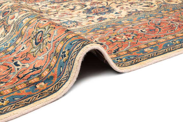 9' 4 x 12' 11 Kashan Wool Rug