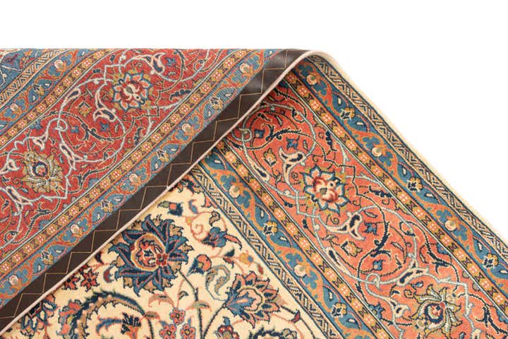 9' 4 x 12' 11 Kashan Wool Rug