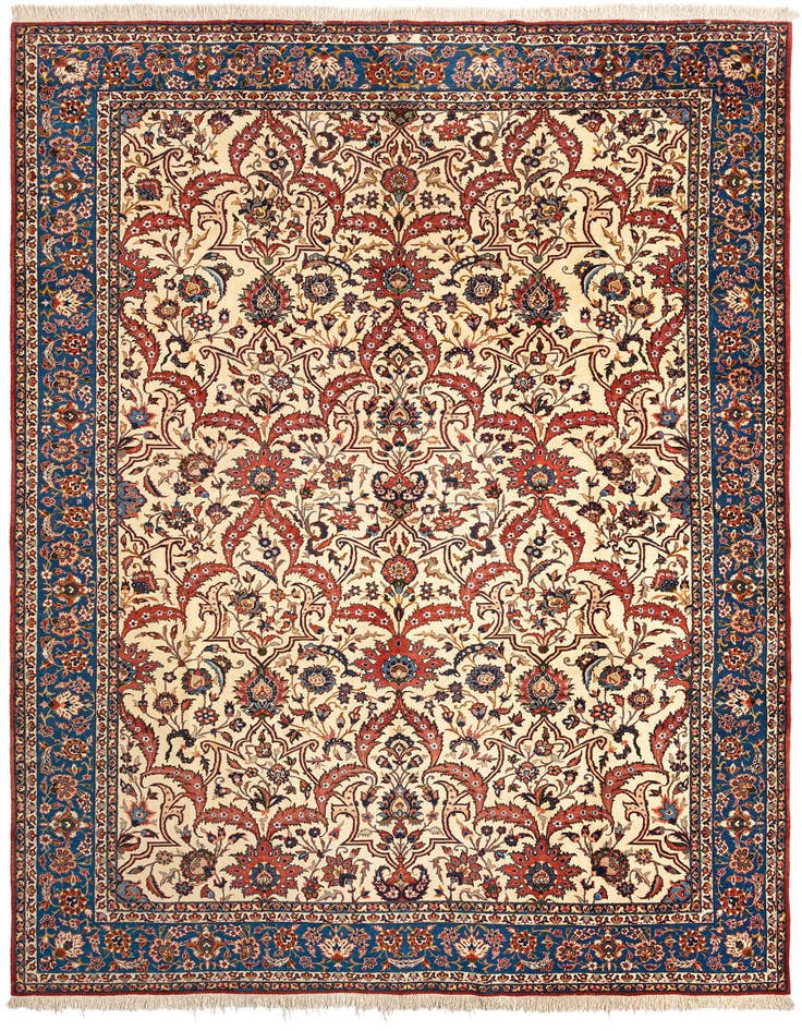 Detail image of 10' x 13' 11 Kashan Wool Rug