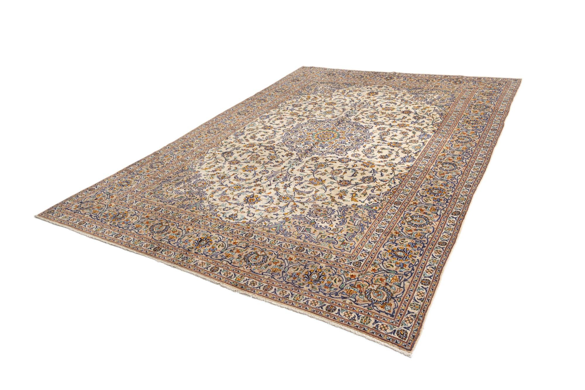 9' 5 x 13' 5 Kashan Wool Rug