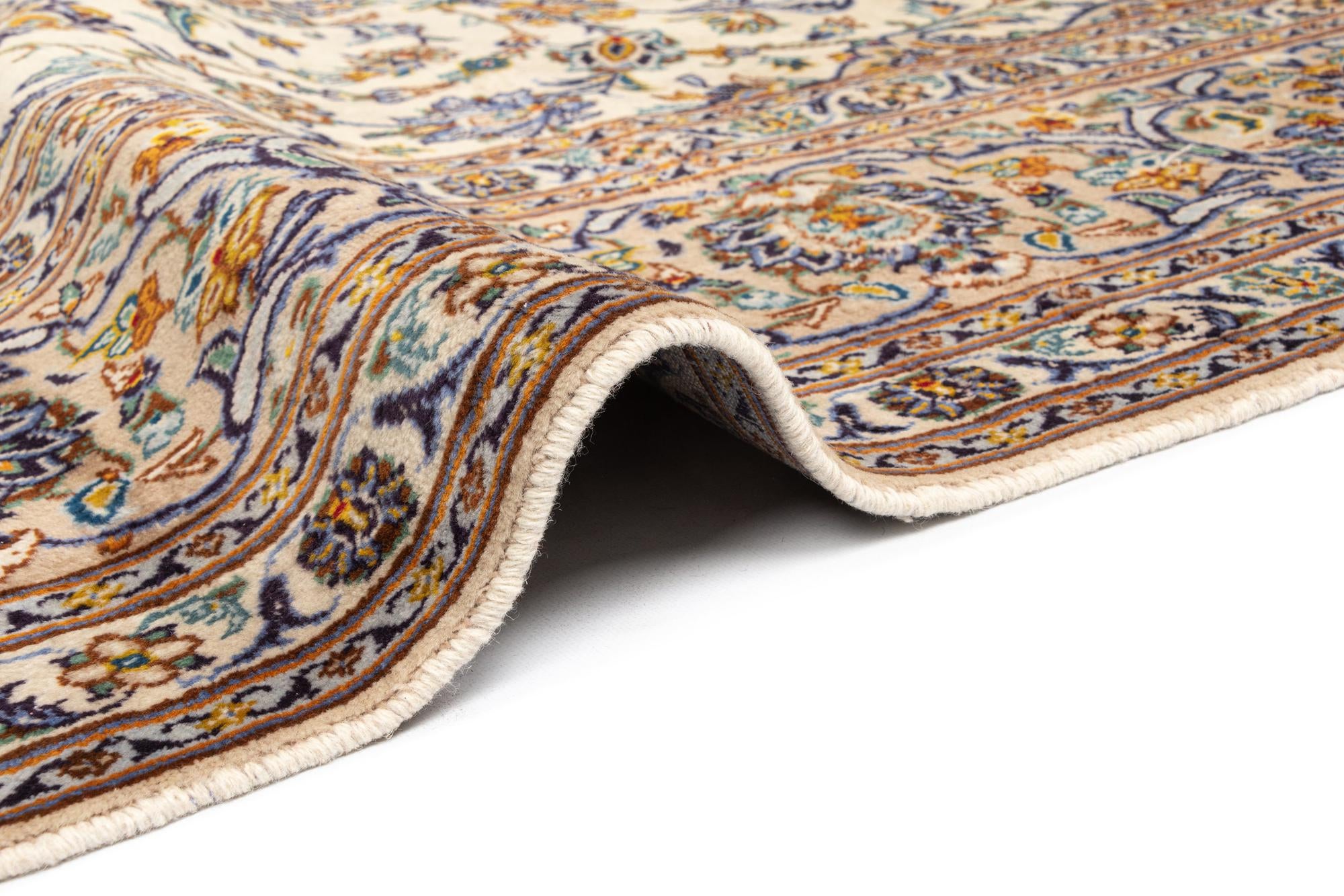 9' 5 x 13' 5 Kashan Wool Rug