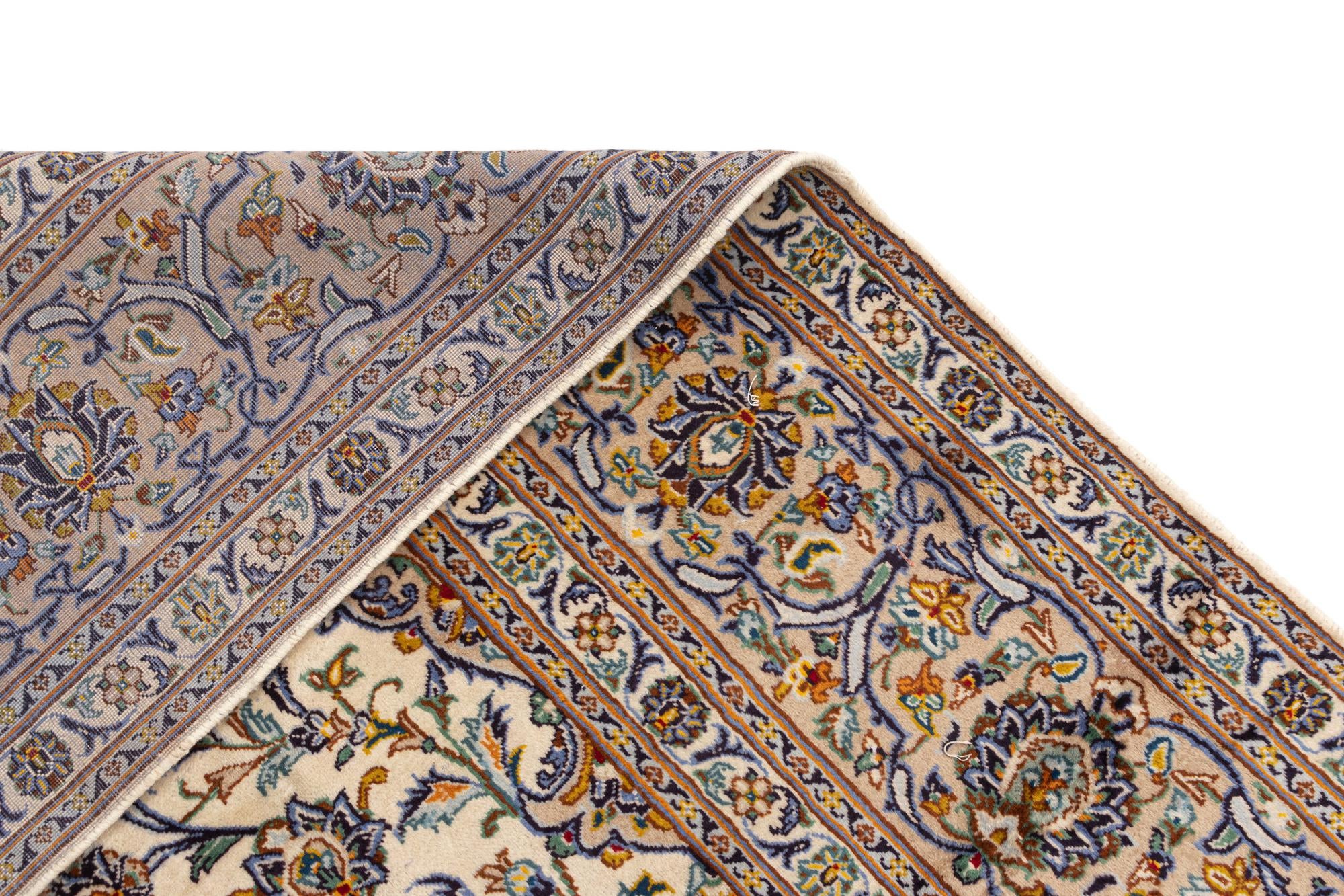 9' 5 x 13' 5 Kashan Wool Rug