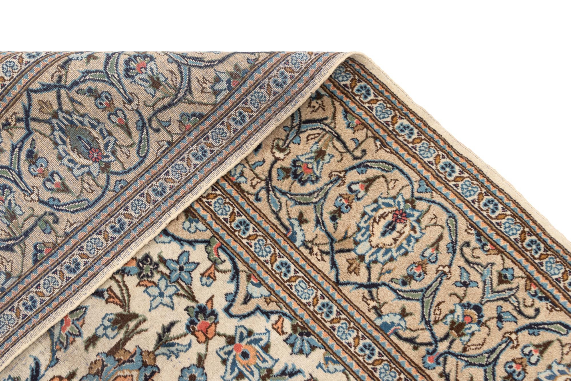 8' x 11' 6 Kashan Wool Rug