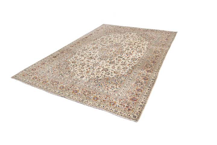 8' x 11' 8 Kashan Wool Rug