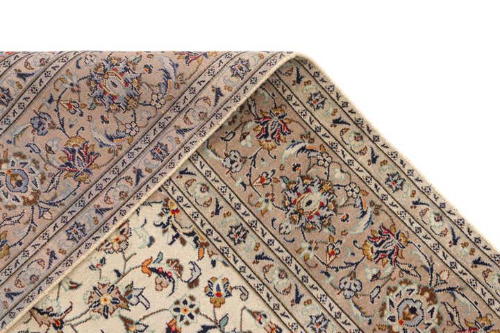 8' x 11' 8 Kashan Wool Rug