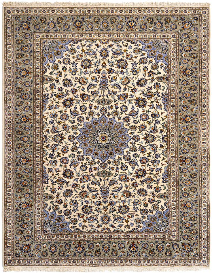 Detail image of 8' 2 x 11' 6 Kashan Wool Rug