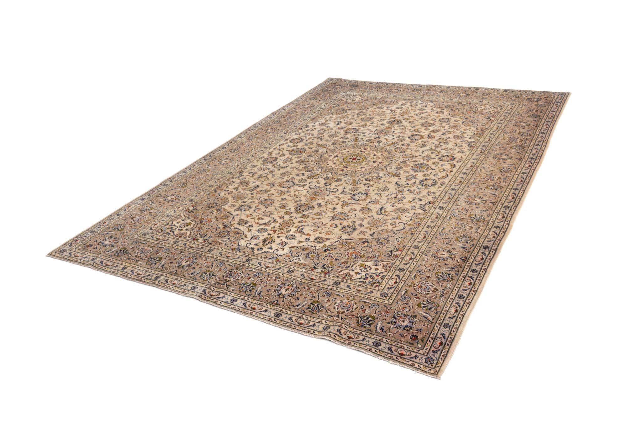 8' x 11' 2 Kashan Wool Rug
