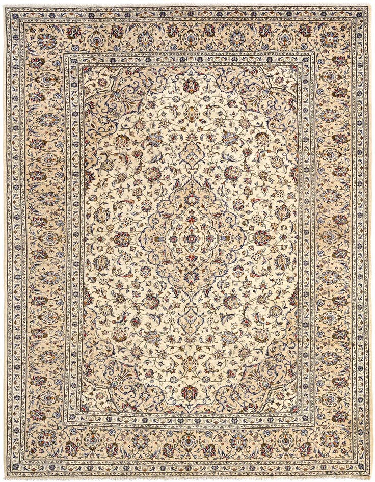 Detail image of 7' 10 x 11' 3 Kashan Wool Rug