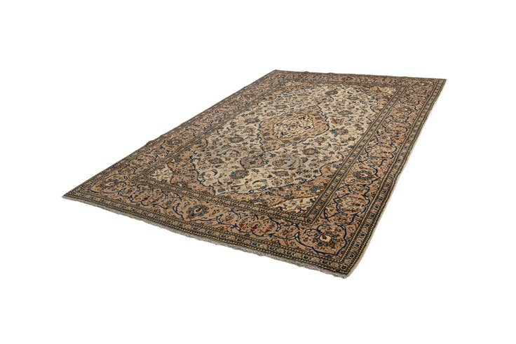Detailansicht von 245cm x 360cm Kashan Wolle Teppich