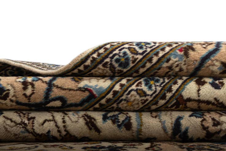 Detailansicht von 245cm x 360cm Kashan Wolle Teppich
