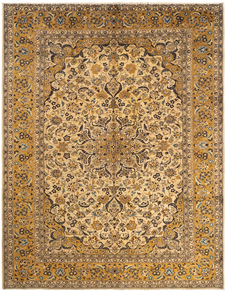 Detail image of 8' 10 x 12' 7 Kashan Wool Rug