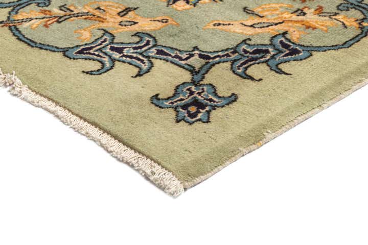 9' 7 x 13' Hand Knotted Kashan Persian Wool Rug