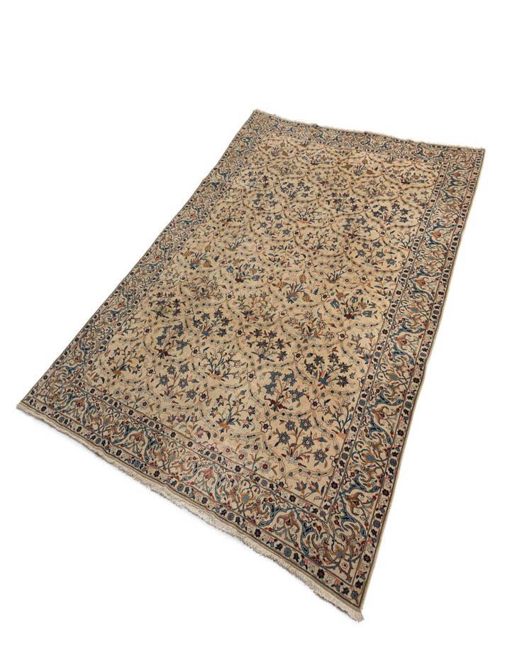 Detail image of 7' 3 x 10' 1 Kashan Wool Rug