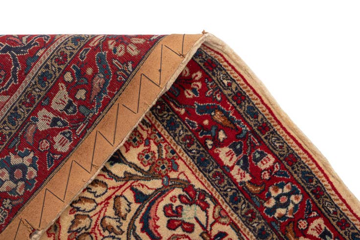 Detail image of 3' 5 x 5' 5 Kashan Wool Rug