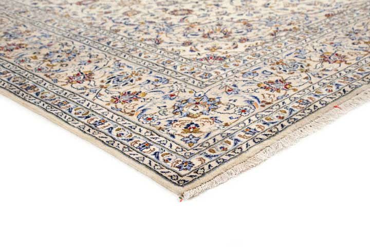 9' 9 x 12' 11 Hand Knotted Kashan Persian Wool Rug