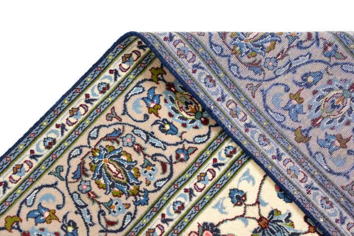 6' 6 x 10' Hand Knotted Kashan Persian Wool Rug