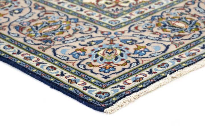 6' 6 x 10' Hand Knotted Kashan Persian Wool Rug