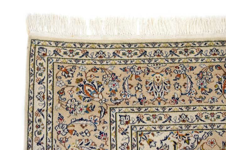 8' x 11' 2 Hand Knotted Kashan Persian Wool Rug