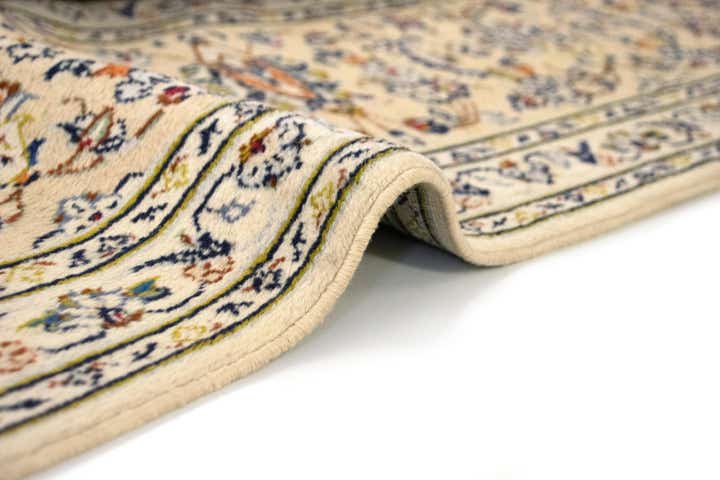 8' x 11' 2 Hand Knotted Kashan Persian Wool Rug
