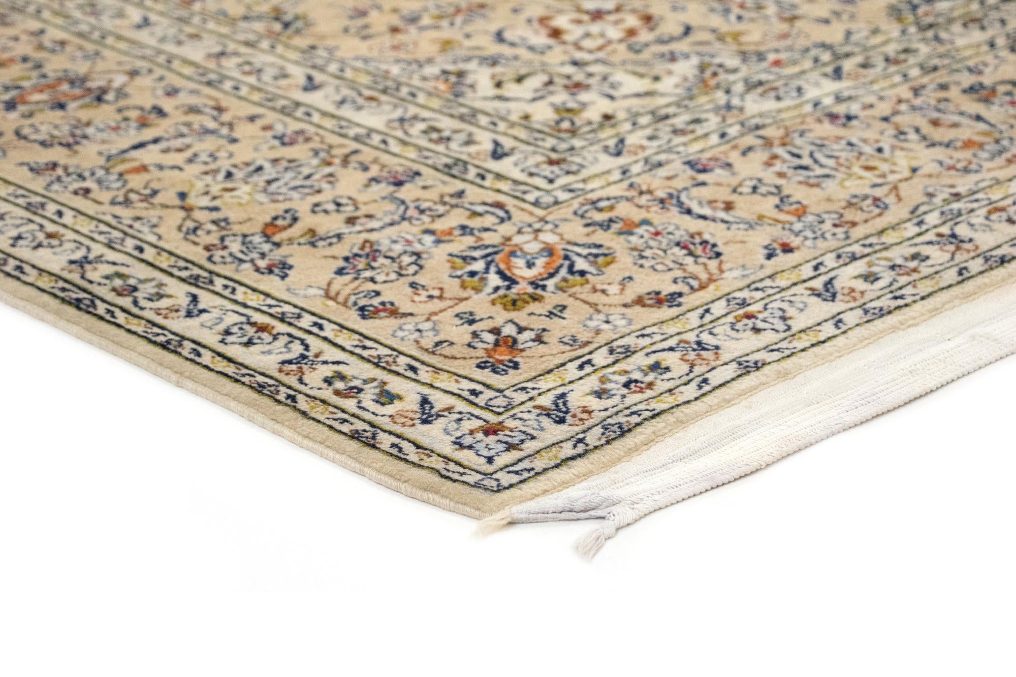 8' x 11' 2 Hand Knotted Kashan Persian Wool Rug