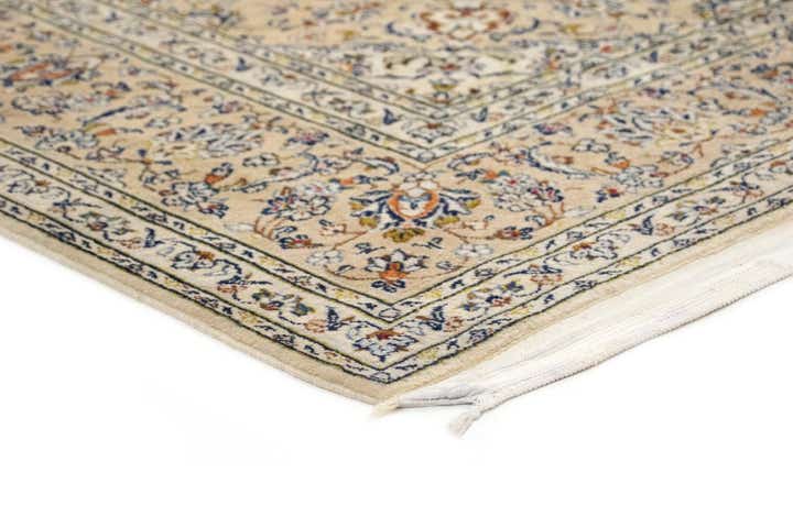8' x 11' 2 Hand Knotted Kashan Persian Wool Rug