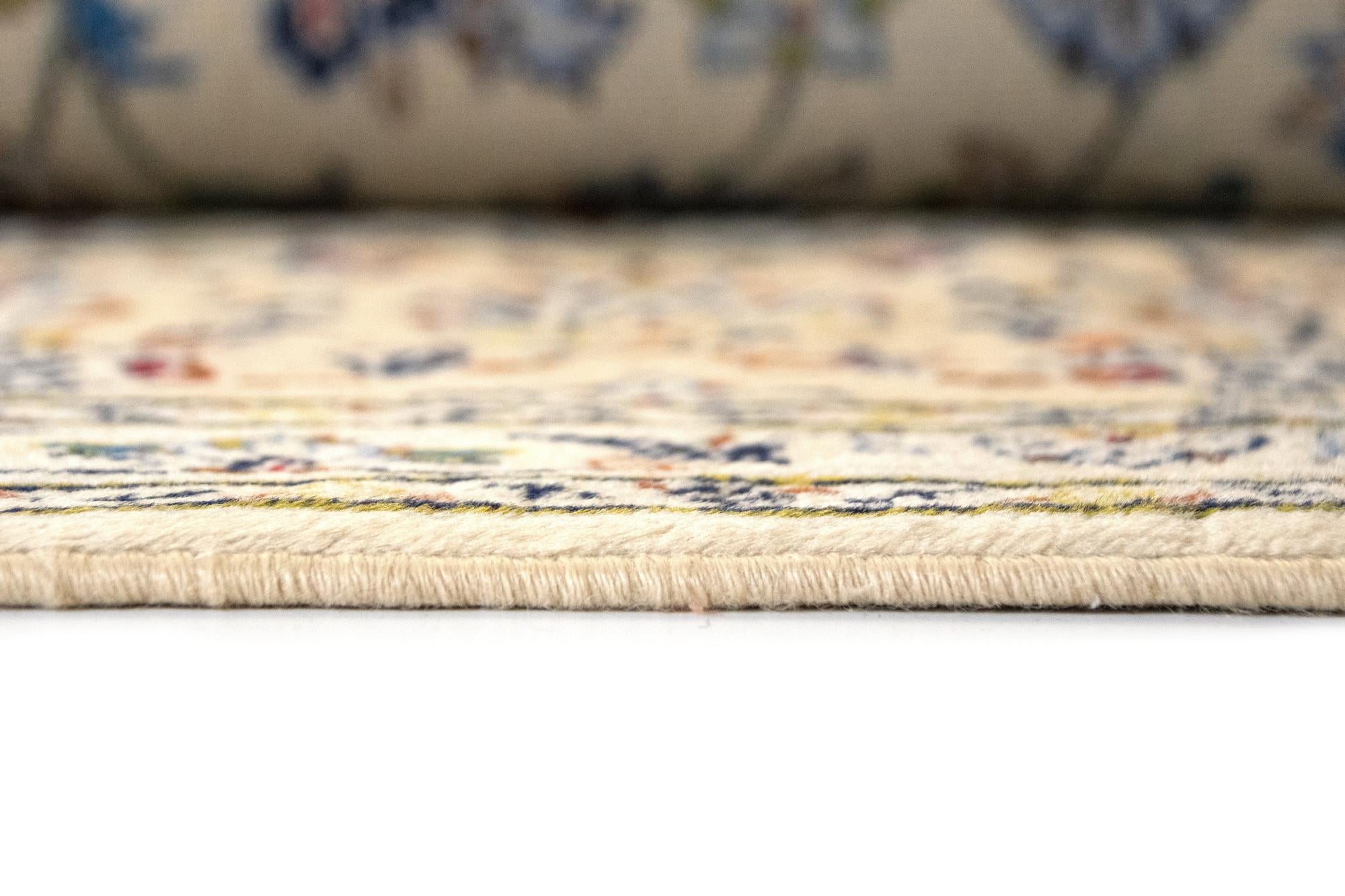 8' x 11' 2 Hand Knotted Kashan Persian Wool Rug