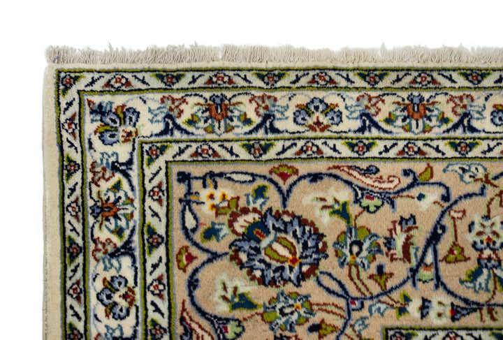 9' 11 x 13' 4 Hand Knotted Kashan Persian Wool Rug