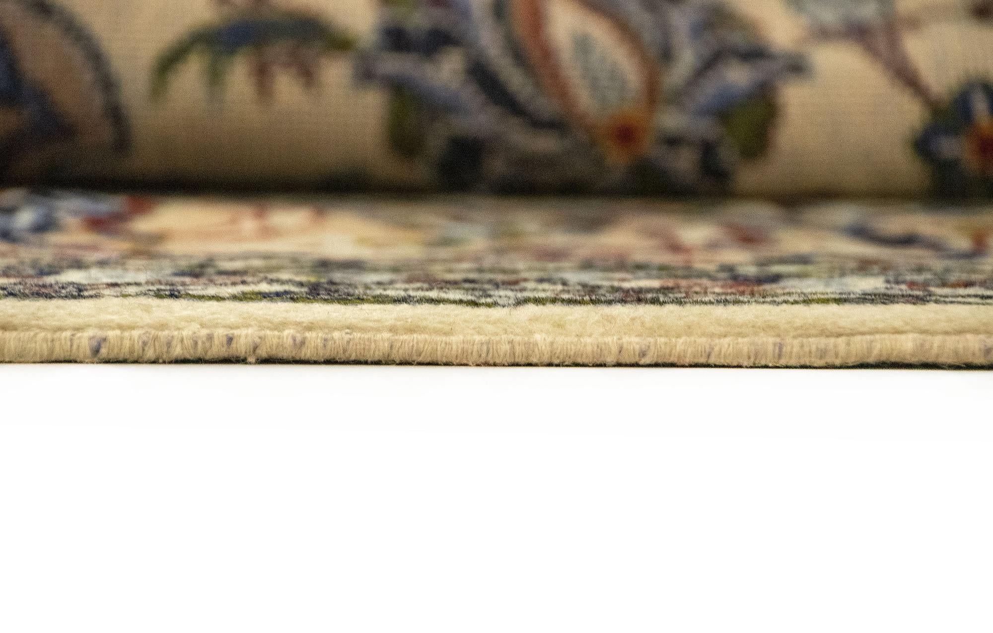 9' 11 x 13' 4 Hand Knotted Kashan Persian Wool Rug