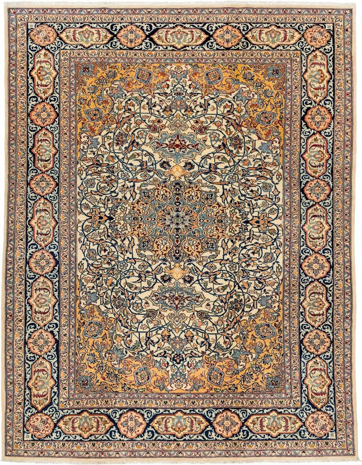 Detail image of 6' 10 x 11' 2 Kashan Rug