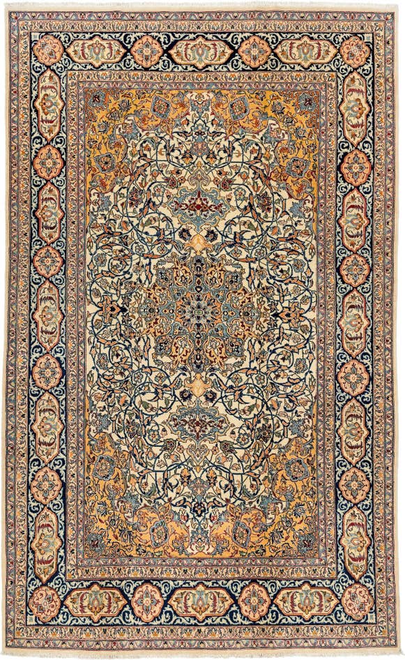 Detail image of 210cm x 340cm Kashan Rug