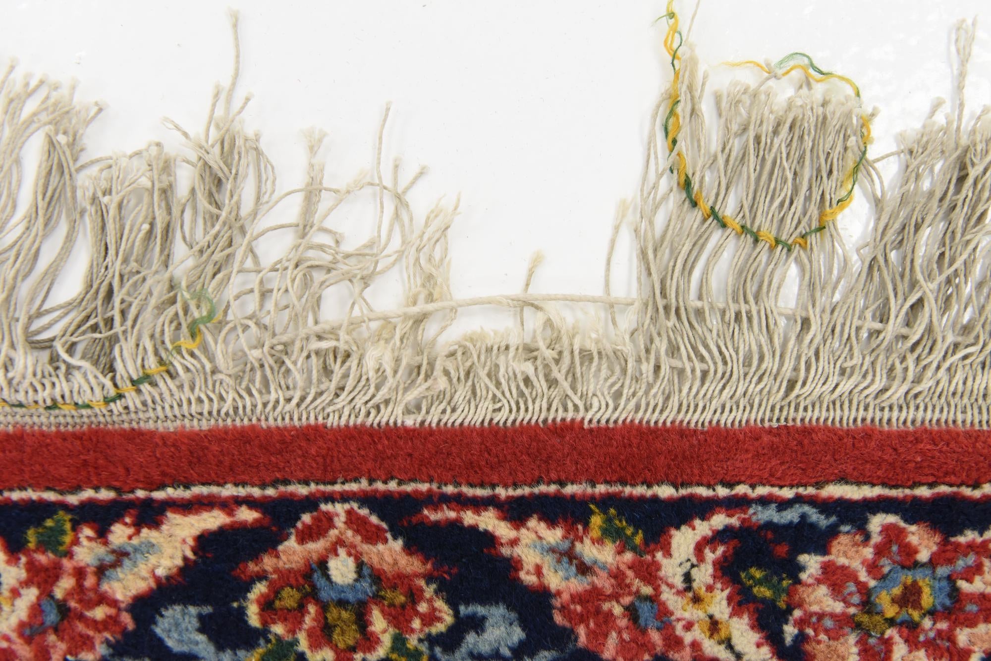 10' 3 x 12' 9 Hand Knotted Kashan Persian Wool Rug