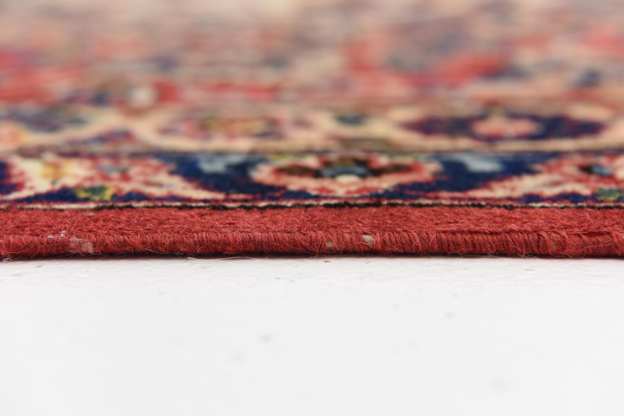 10' 3 x 12' 9 Hand Knotted Kashan Persian Wool Rug